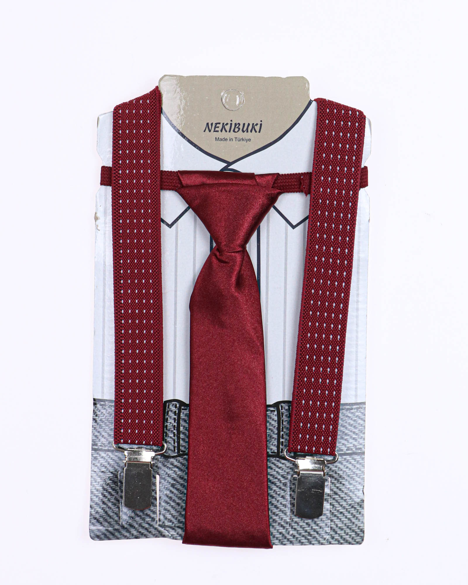 NEKIBUKI 1071 Набор подтяжки + галстук NEKIBUKI 1071 Набор подтяжки + галстук фото