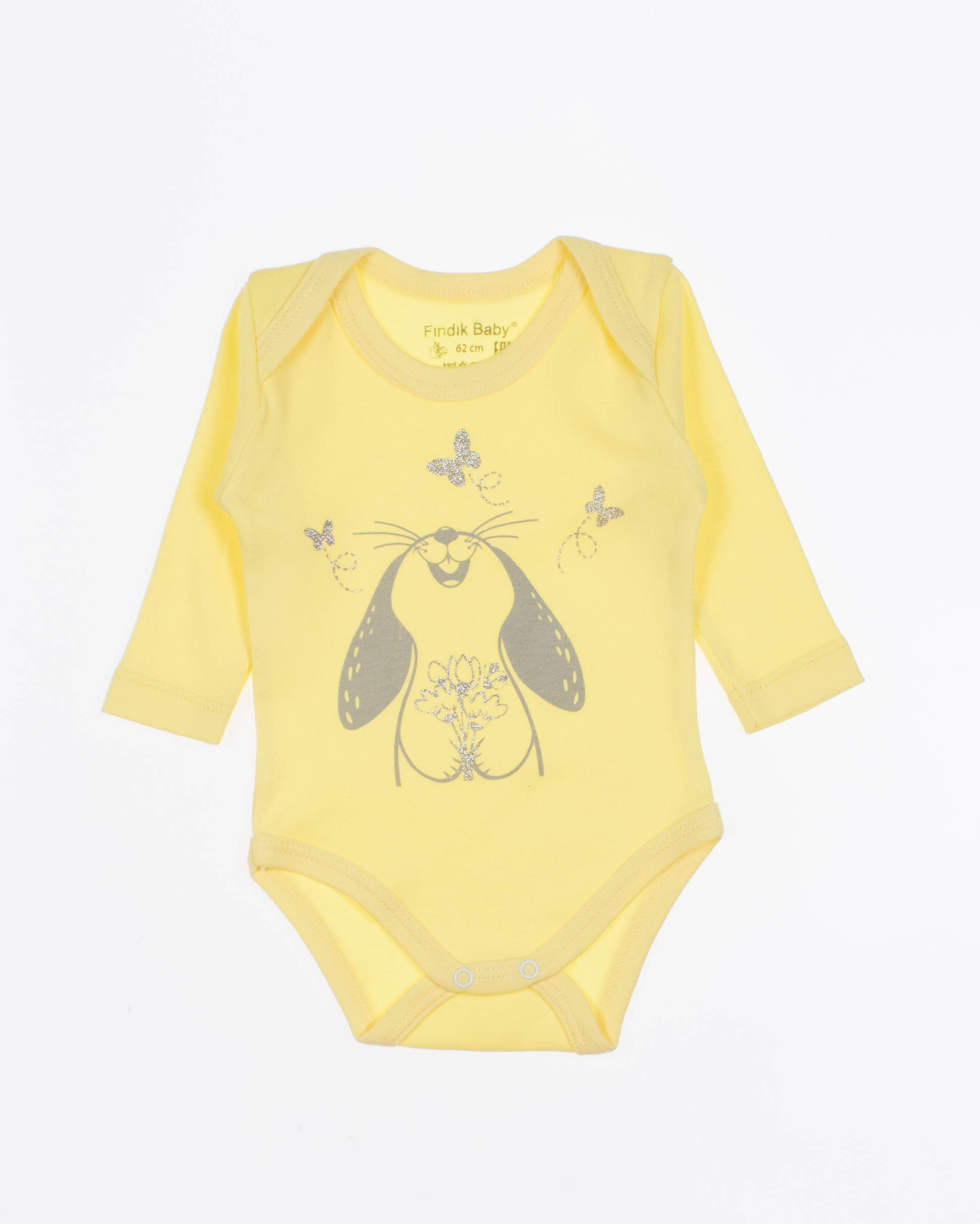 FINDIK 11781 Боди (цвет: Желтый) FINDIK 11781 Боди (цвет: Желтый)